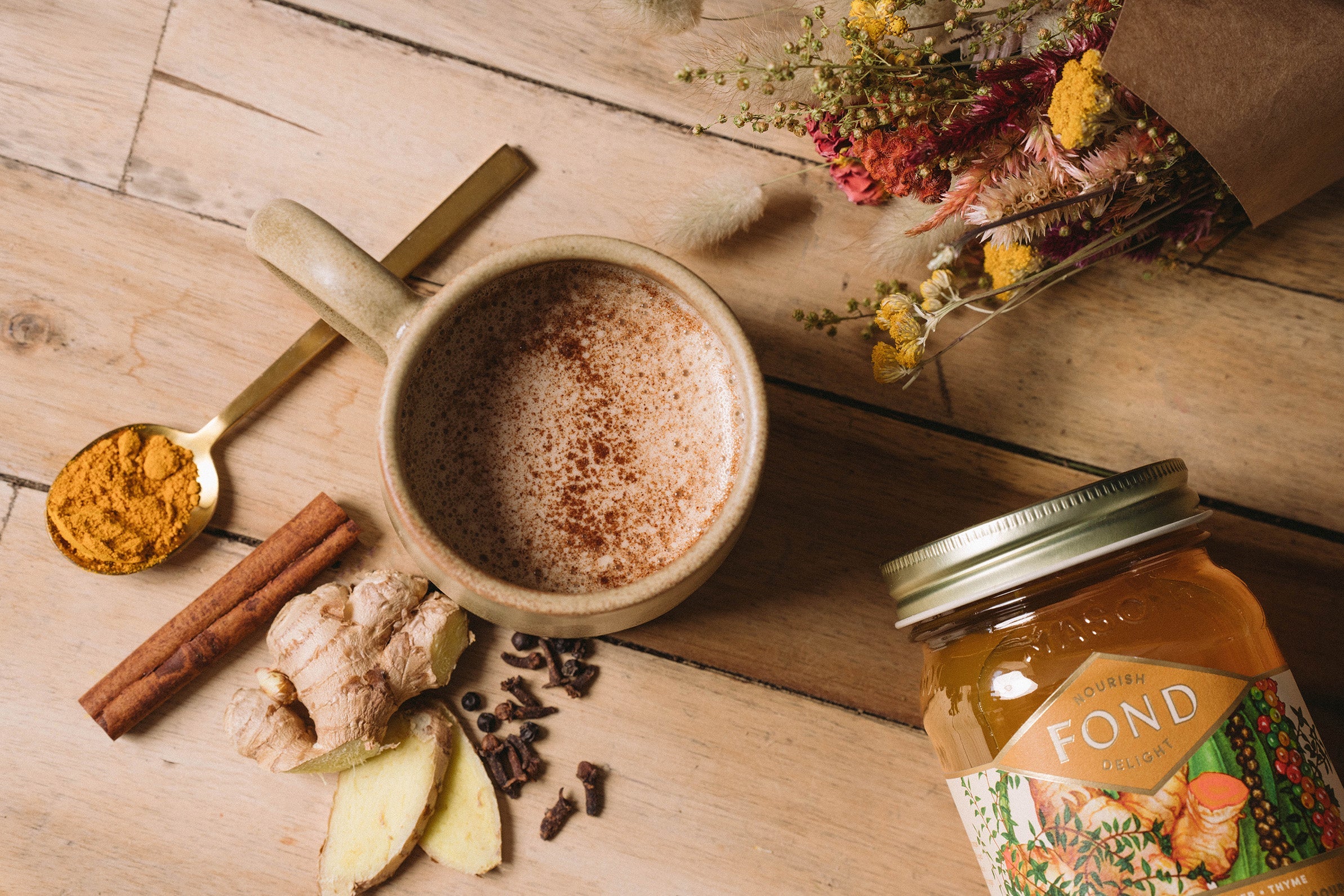 Beautifying Chai Bone Broth Latte