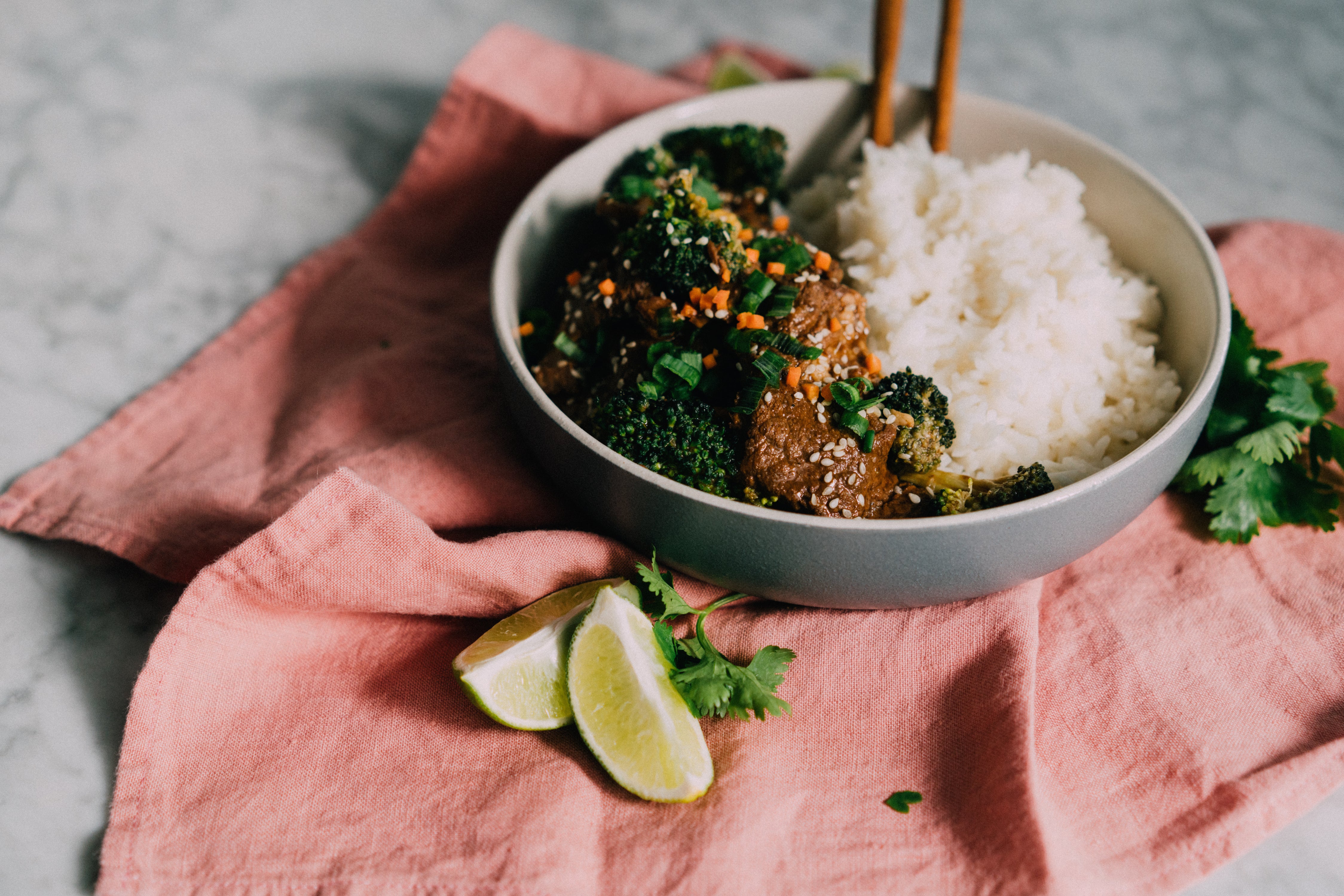 Instant Pot Bone Broth Beef and Broccoli