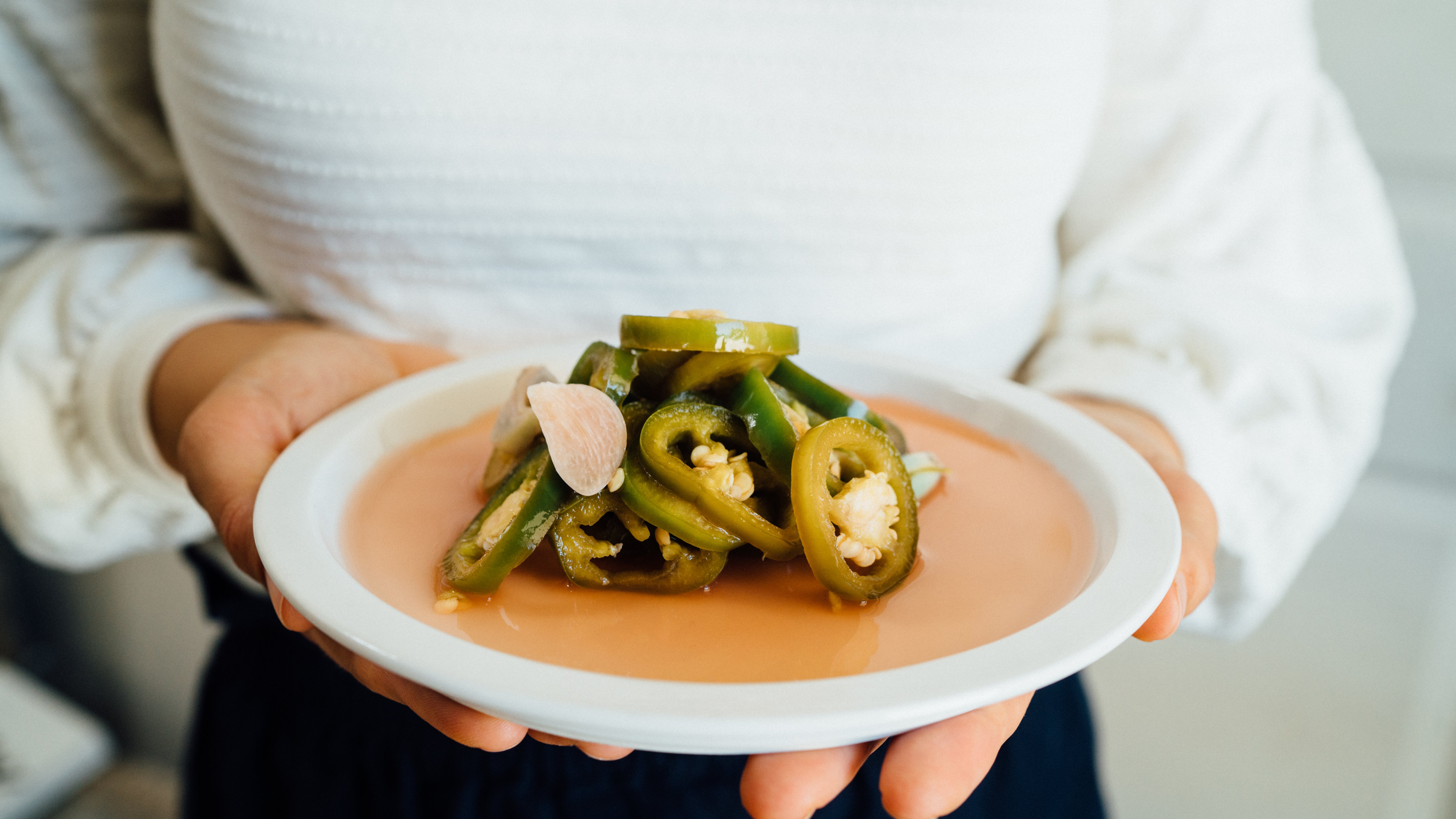 Bone Broth Pickled Jalapeños