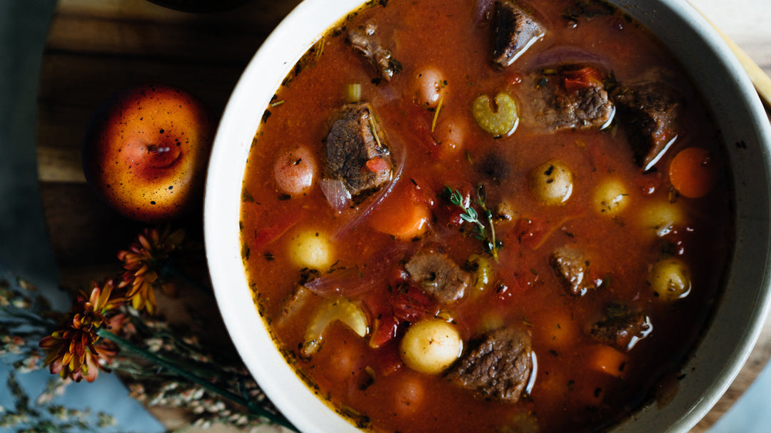 Hearty Beef and Vegetable Stew – FOND Bone Broth Tonics