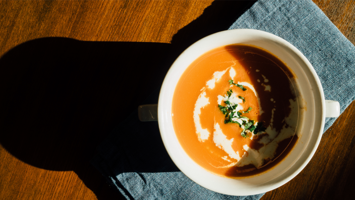 Bone Broth and Tomato Soup Nourishing Hack