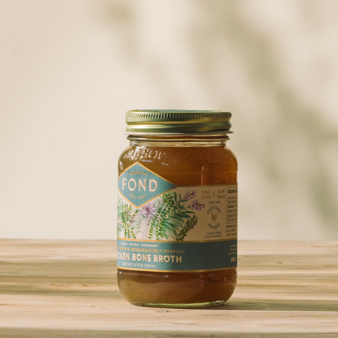 Regenerative Chicken Bone Broth - Bouquet Garni - 4 Jars