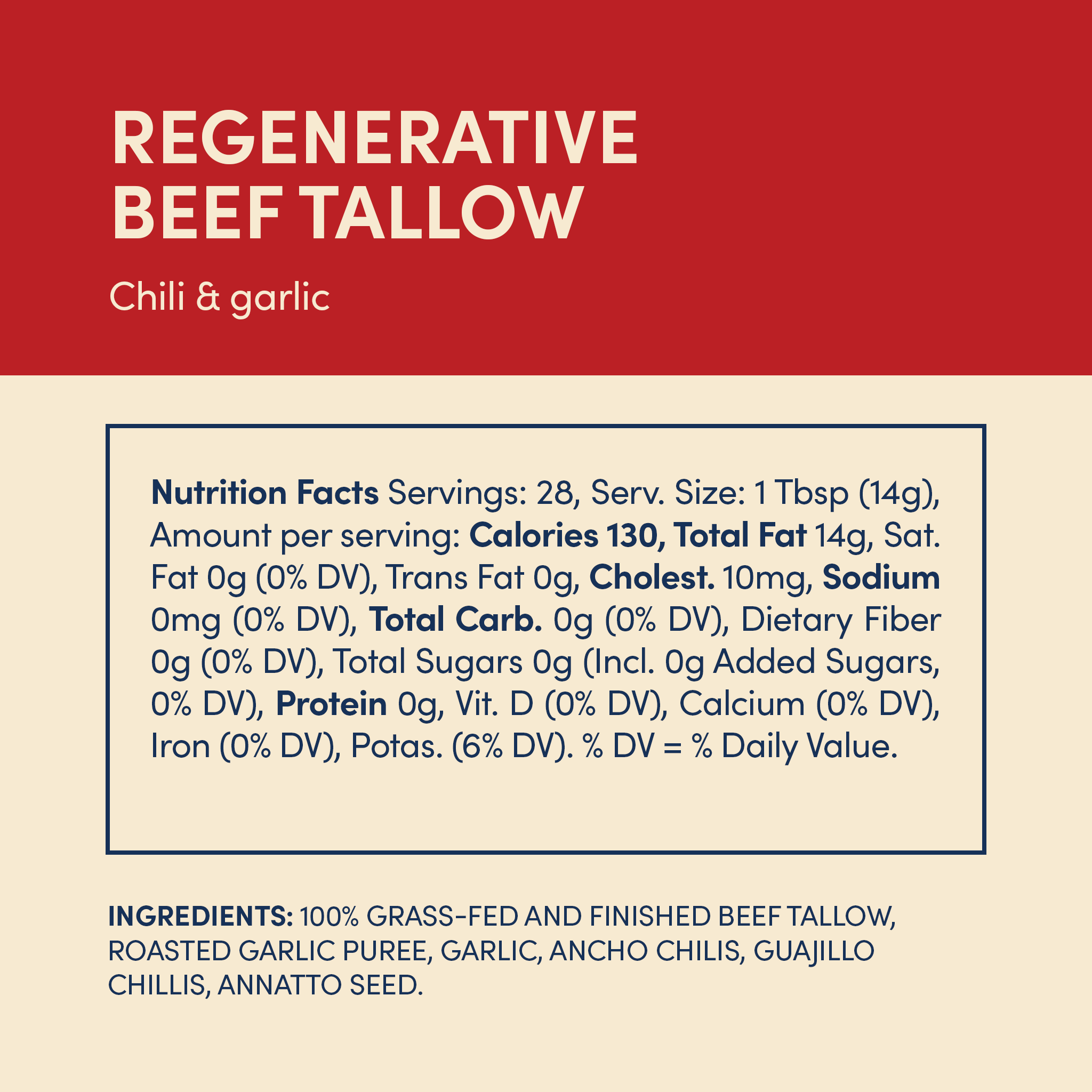 Regenerative Beef Tallow - Variety Pack - 4 Jars