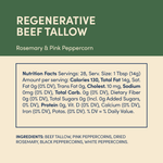 Regenerative Beef Tallow - Rosemary & Pink Peppercorn - 4 Jars