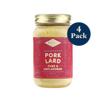 Regenerative Pork Lard - Pure & Unflavored - 4 Jars