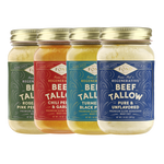 Regenerative Beef Tallow - Variety Pack - 4 Jars